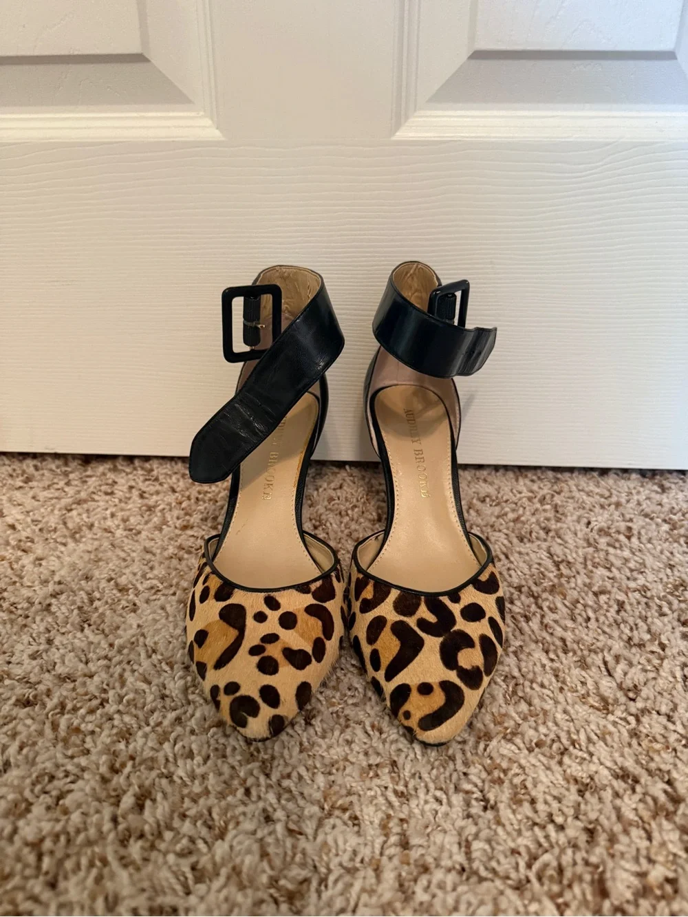 Audrey Brooke Leopard Heels